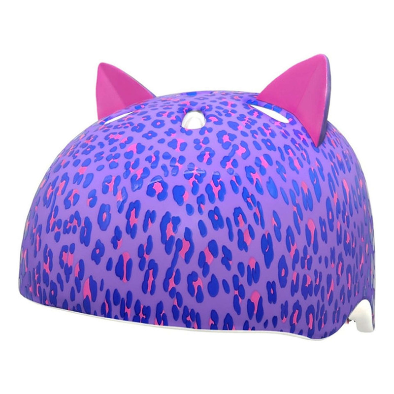 Casque enfant bol C-Preme Krash! Leopard Kitty violet