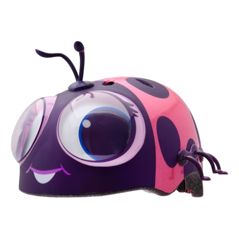 Casque enfant bol C-Preme Raskullz Googly Eyes Lady Buf rouge/noir