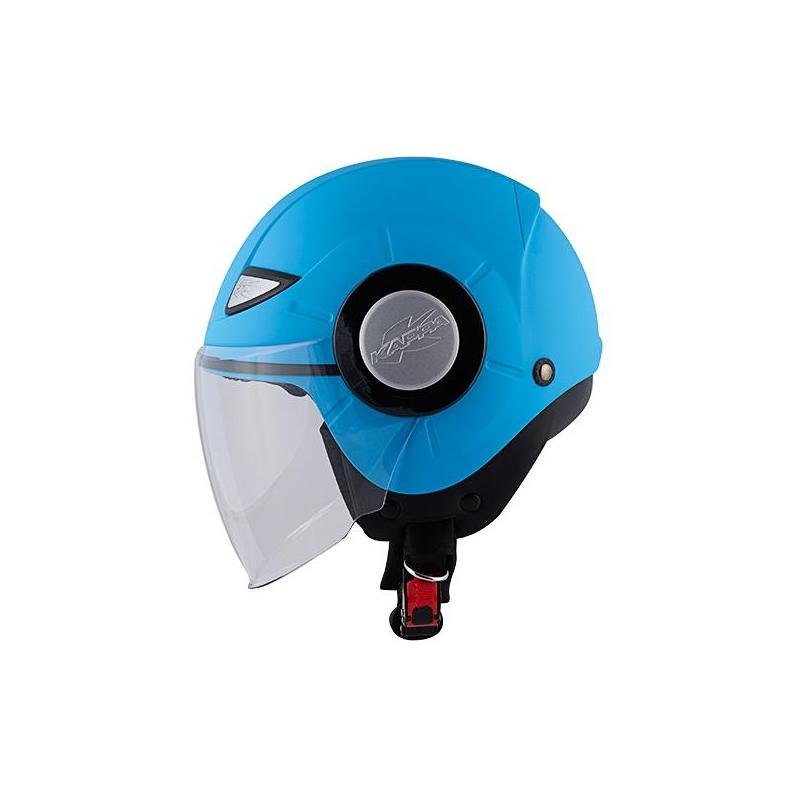 Casque enfant jet KJ05 Power bleu vif mat- S