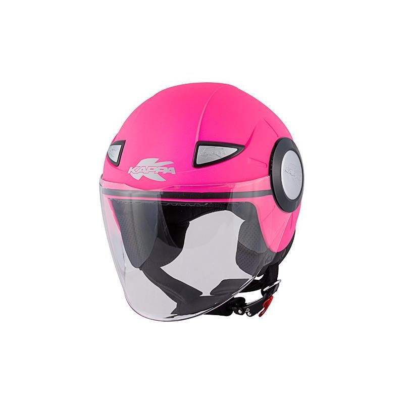 Casque enfant jet KJ05 Power rose mat- S