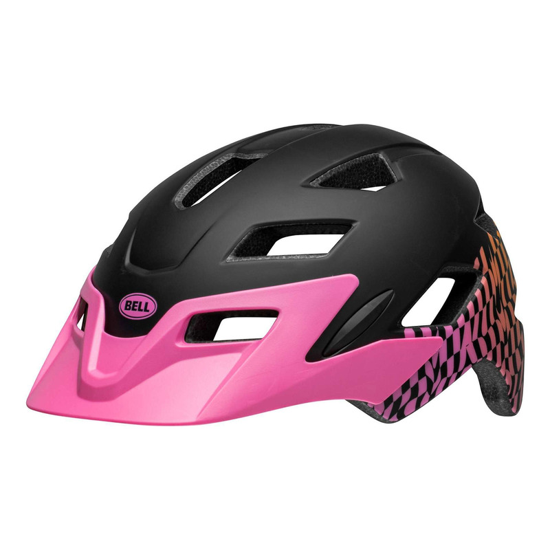 Casque enfant VTT Bell Sidetrack noir/rose