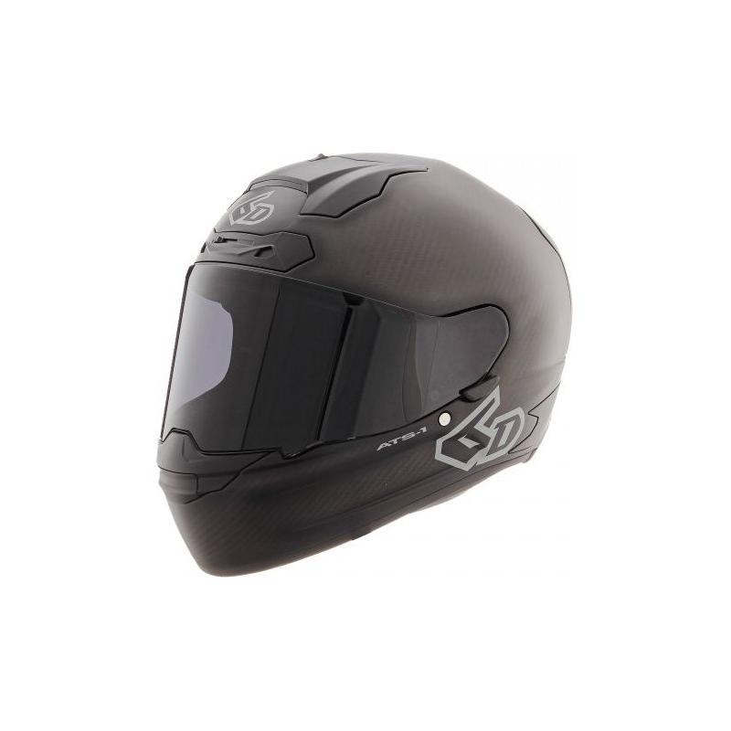 Casque intégral 6D ATS-1R Solid carbone noir mat- S