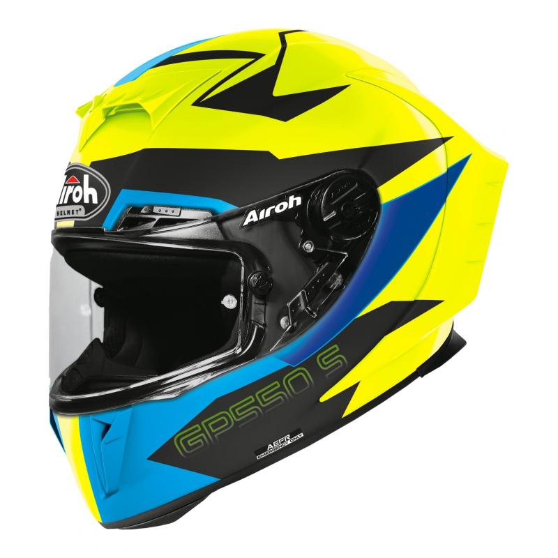 Casque intégral Airoh GP550 S Vektor bleu mat- XS