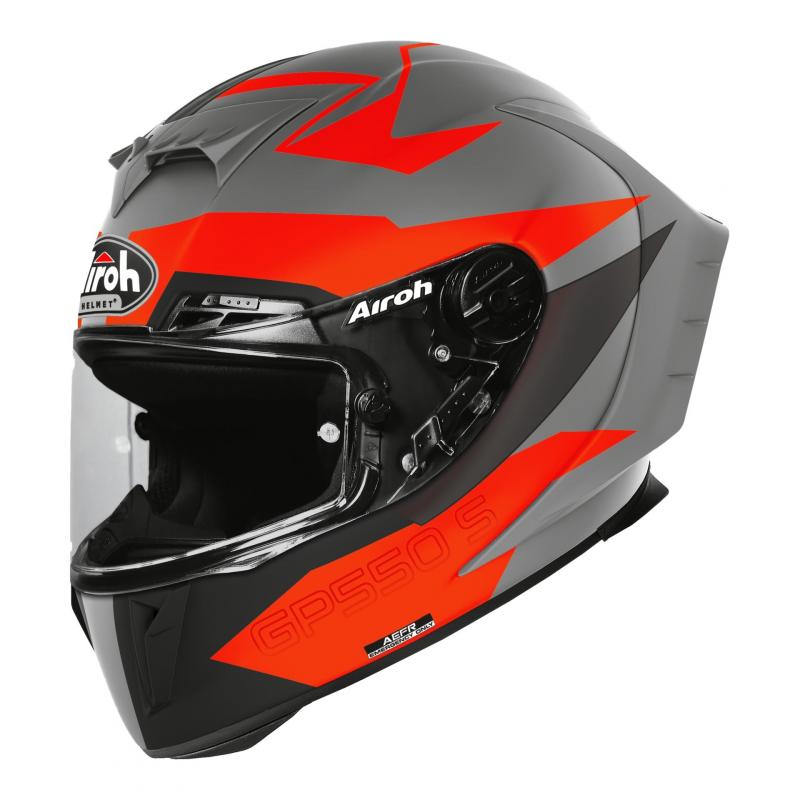 Casque intégral Airoh GP550 S Vektor orange mat- XS