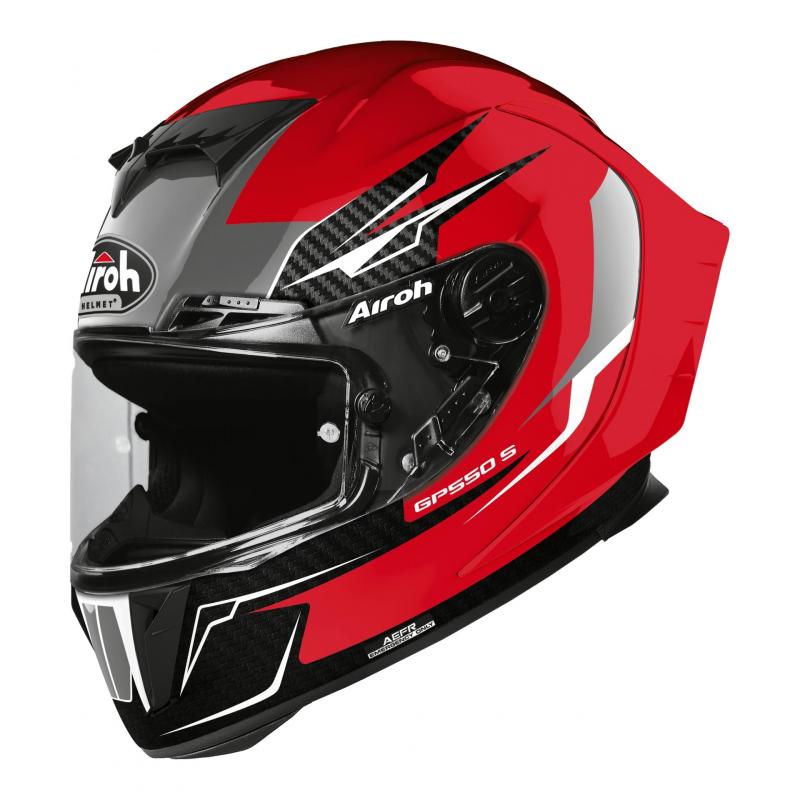 Casque intégral Airoh GP550 S Venom rouge brillant- XS