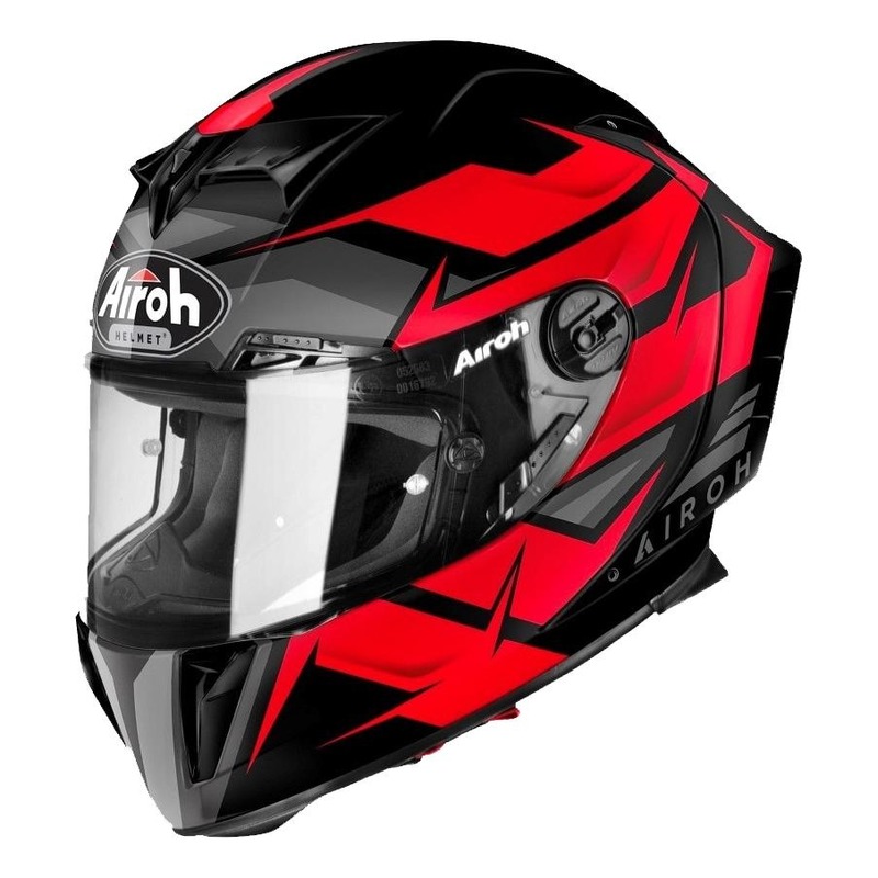 Casque intégral Airoh GP550 S Wander rouge/noir mat- XS
