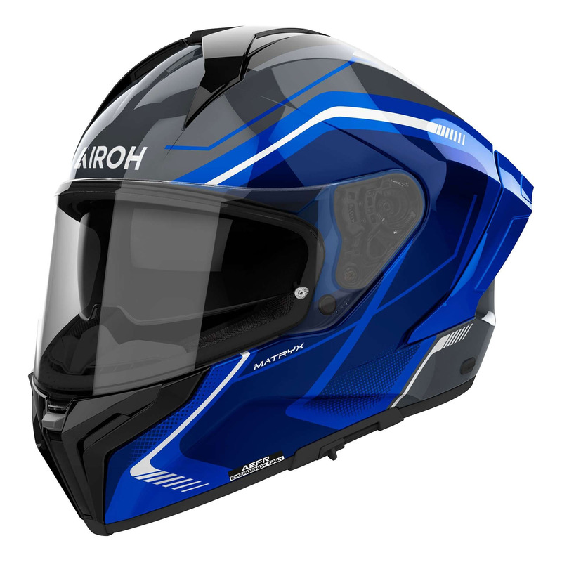 Casque intégral Airoh Matryx Wide blue gloss