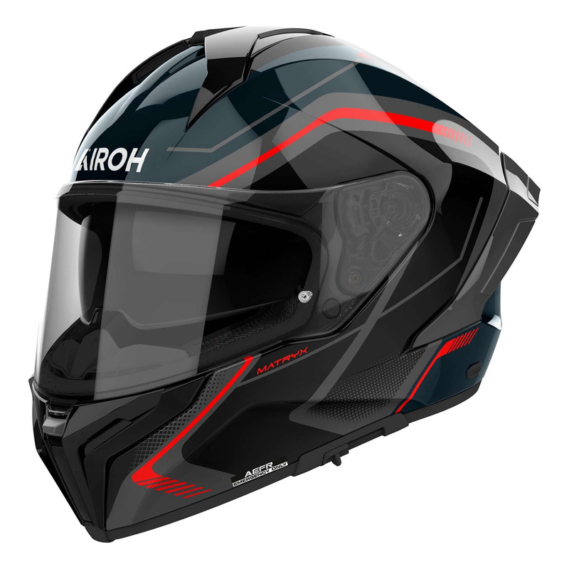 Casque intégral Airoh Matryx Wide red gloss