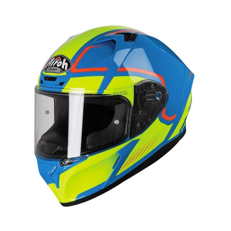 Casque intégral Airoh Valor Marshall bleu brillant- XS