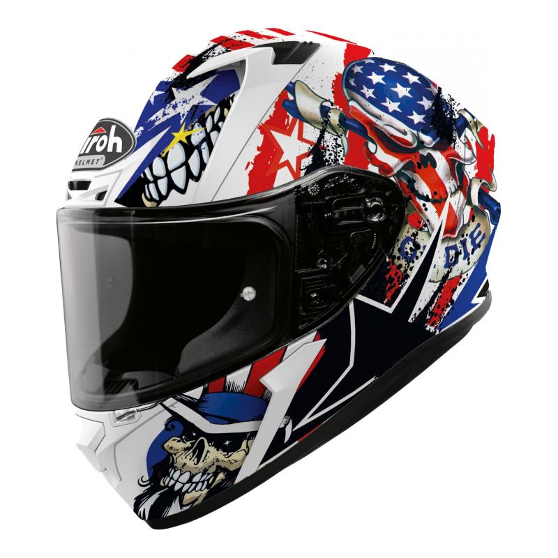 Casque intégral Airoh Valor Uncle Sam bleu/blanc/rouge- XS