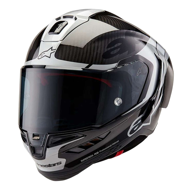 Casque intégral Alpinestars Supertech R10 Element black/carbone/silver/black glossy
