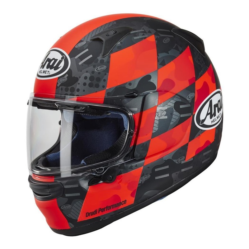 Casque intégral Arai Profile-V Patch rouge/noir mat- XS