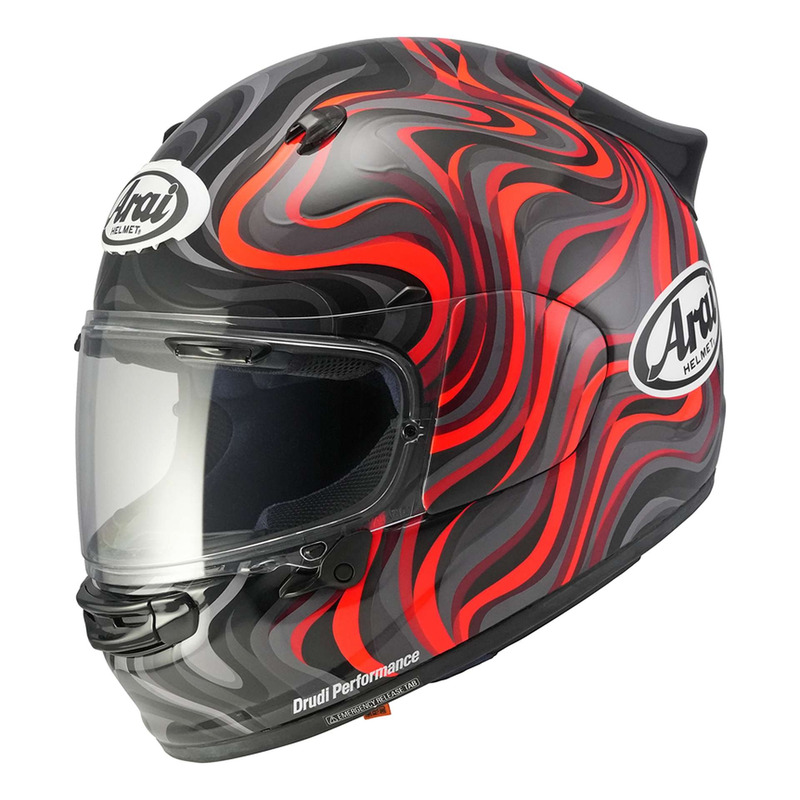 Casque intégral Arai Quantic Swirl rouge