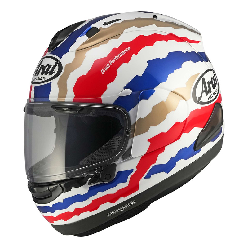 Casque intÃ©gral Arai RX-7V Evo Doohan Jubilee Rstyl RÃ©plica- XS