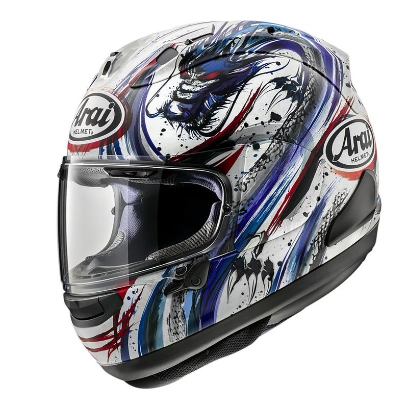 Casque intÃ©gral Arai RX-7V Kiyonari Trico Replica- XS