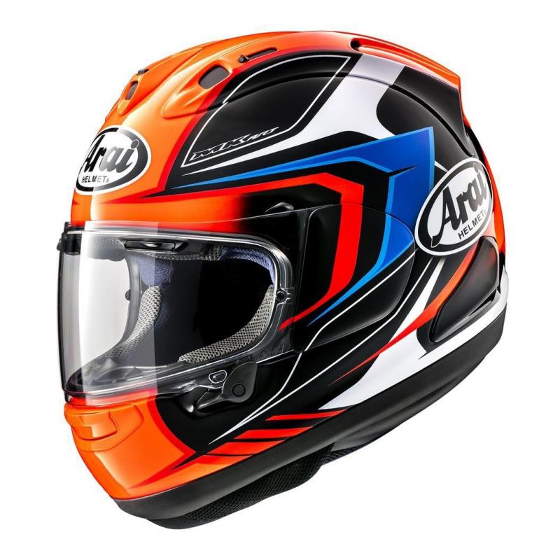 Casque intégral Arai RX-7V Maze rouge- M