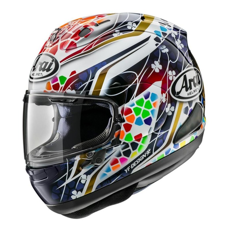 Casque intégral Arai RX-7V Nakagami GP2 multicolore brillant- XS