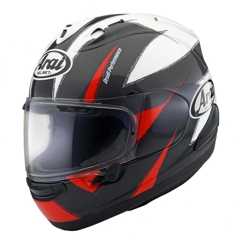 Casque intégral Arai RX-7V Sign noir/blanc/rouge- XL