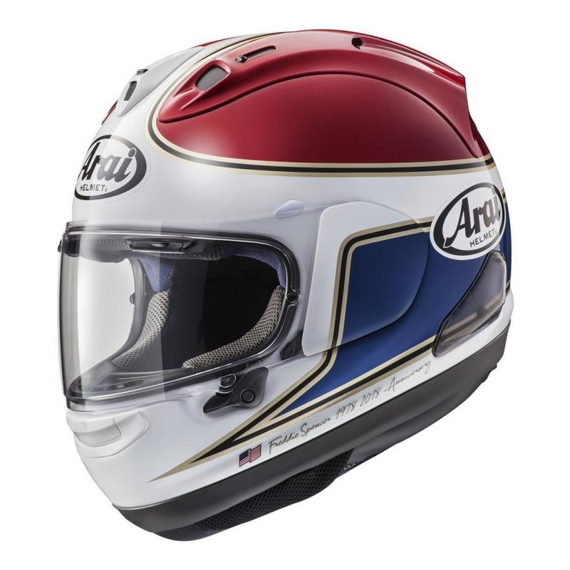 Casque intégral Arai RX-7V Spencer 40th rouge- XS