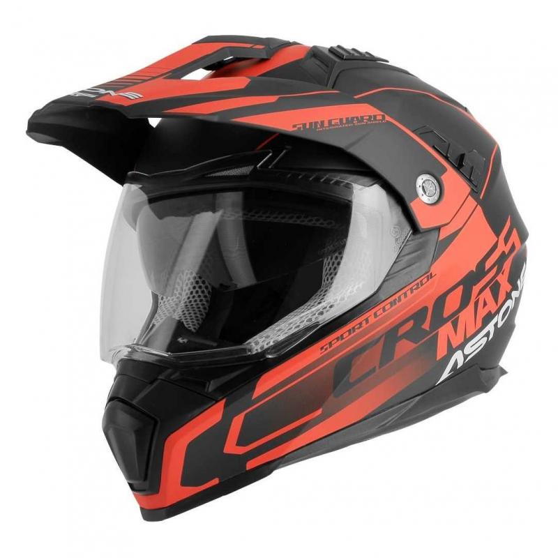 matt army M Astone Helmets Casque int/égral 3 en 1 Casque moto homologu/é en polycarbonate Casque de moto crossmax graphic Shaft