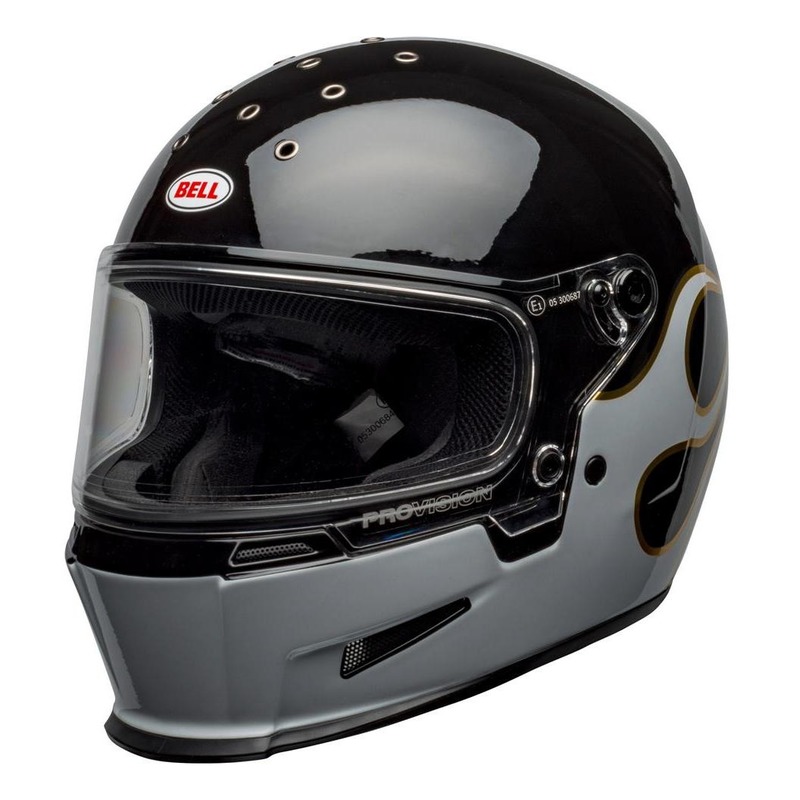 Casque intégral Bell Eliminator Stockwell noir/blanc/or brillant- S