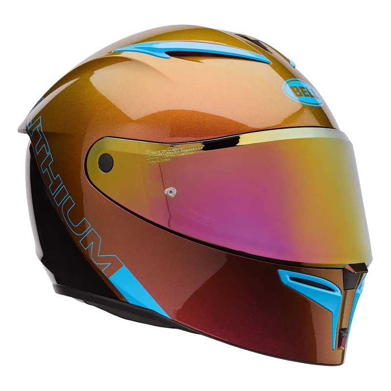 Casque intégral Bell Lithium MIPS Plus Delta orange sunburst