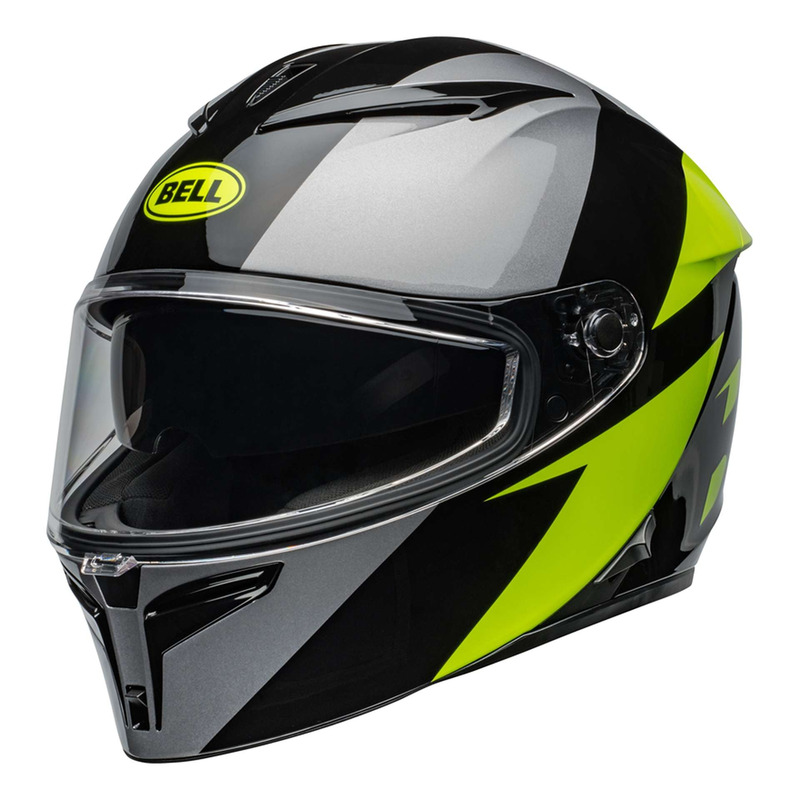 Casque intégral Bell Lithium Shear metallic gray/retina