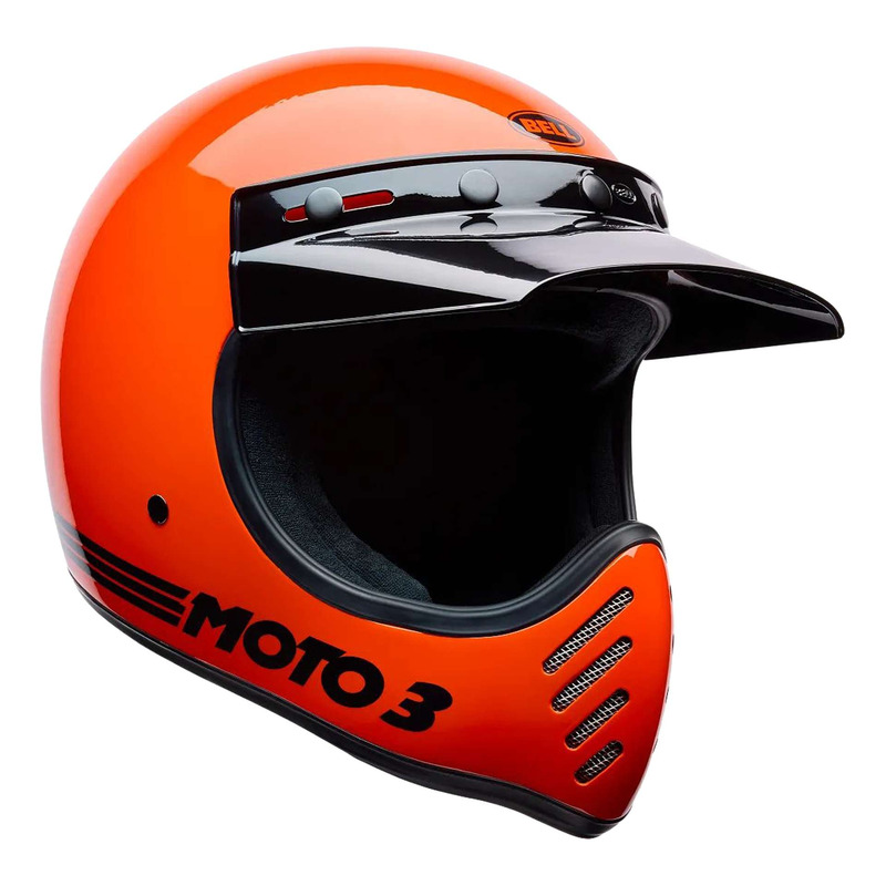 Casque intégral Bell Moto-3 Classic glossy orange