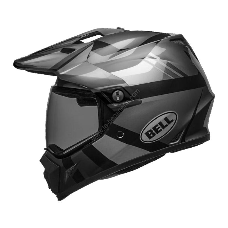 Casque intégral Bell MX 9 Adventure Blackout Mips Gloss noir mat/noir