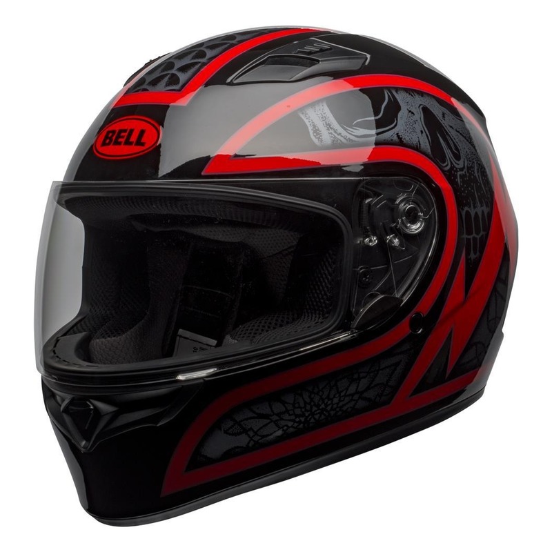 Casque intégral Bell Qualifier Scorch noir/rouge brillant- S