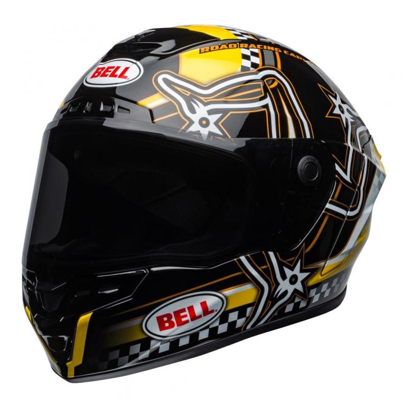 Casque intégral Bell Star DLX Mips Isle of Man 2020 brillant noir/jau