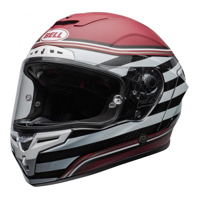 Casque intégral Bell Star Flex DLX RSD The Zone mat/brillant blanc/ca