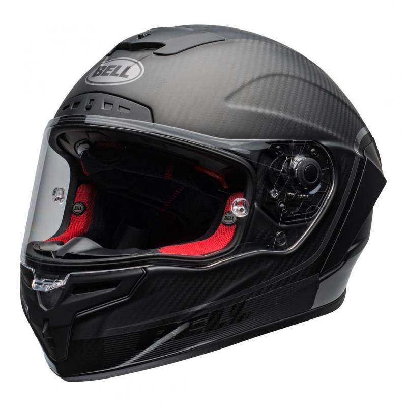 Casque intégral Bell Star Flex DLX Velocity mat/brillant noir- S