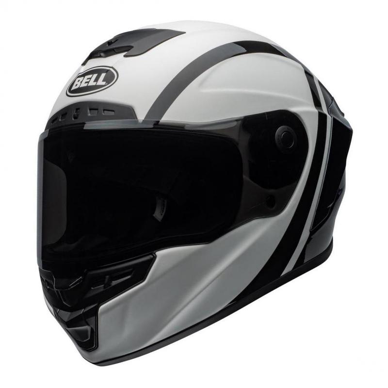 Casque intégral Bell Star Mips Tantrum blanc/noir/titane- XL