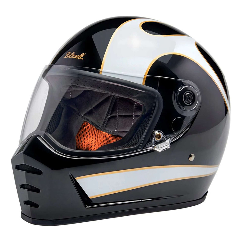 Casque intégral Biltwell Lane Splitter Flames black/white