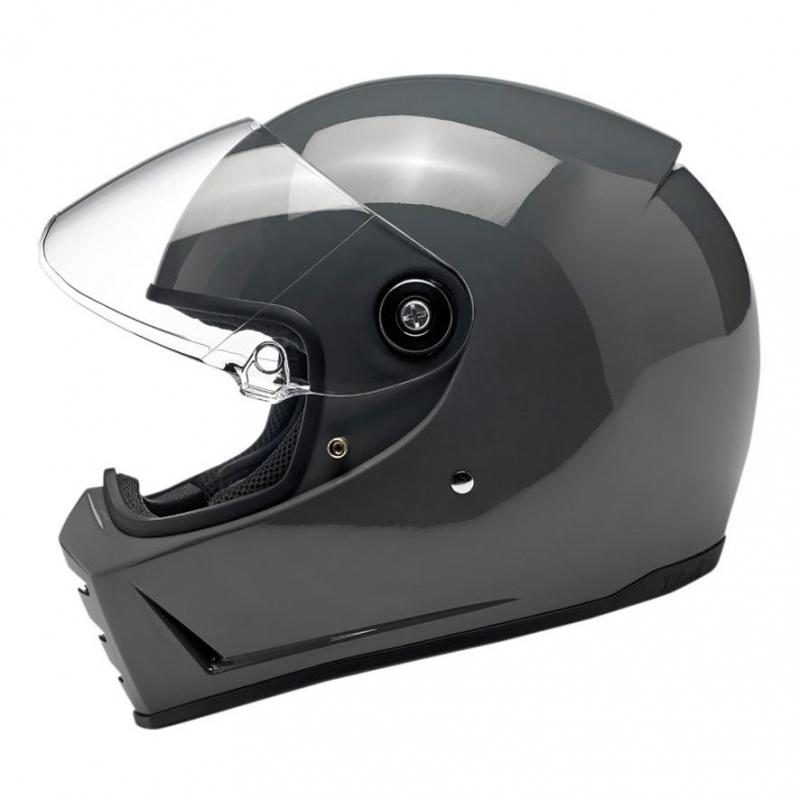 Casque intégral Biltwell Lane Splitter Storm gris brillant- XS
