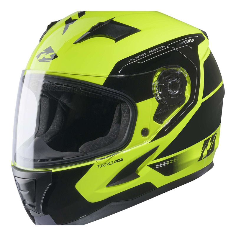 Casque intégral enfant Kenny Targa Kid neon yellow