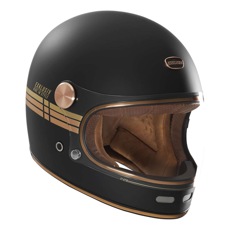 Casque intégral Exklusiv Duke 2 Flat noir mat/bronze