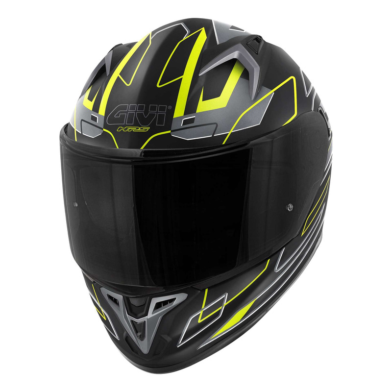 Casque intÃ©gral Givi 50.9 Assault black matt/grey/neon yellow- L