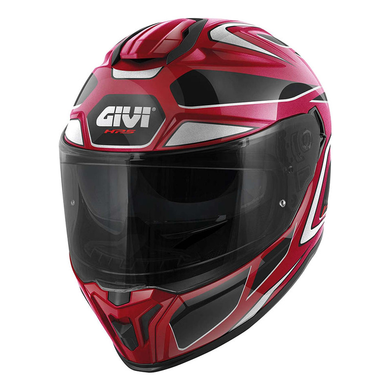 Casque intégral Givi 55.1 Zephir titanium/silver/red gloss