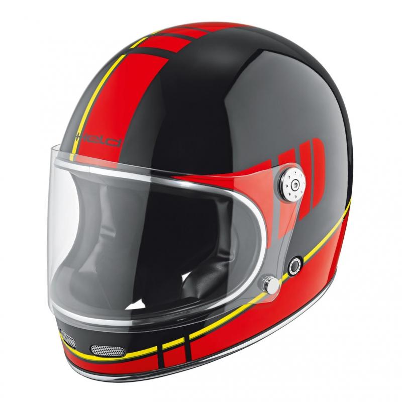 Casque intégral Held Root noir/rouge/jaune- L
