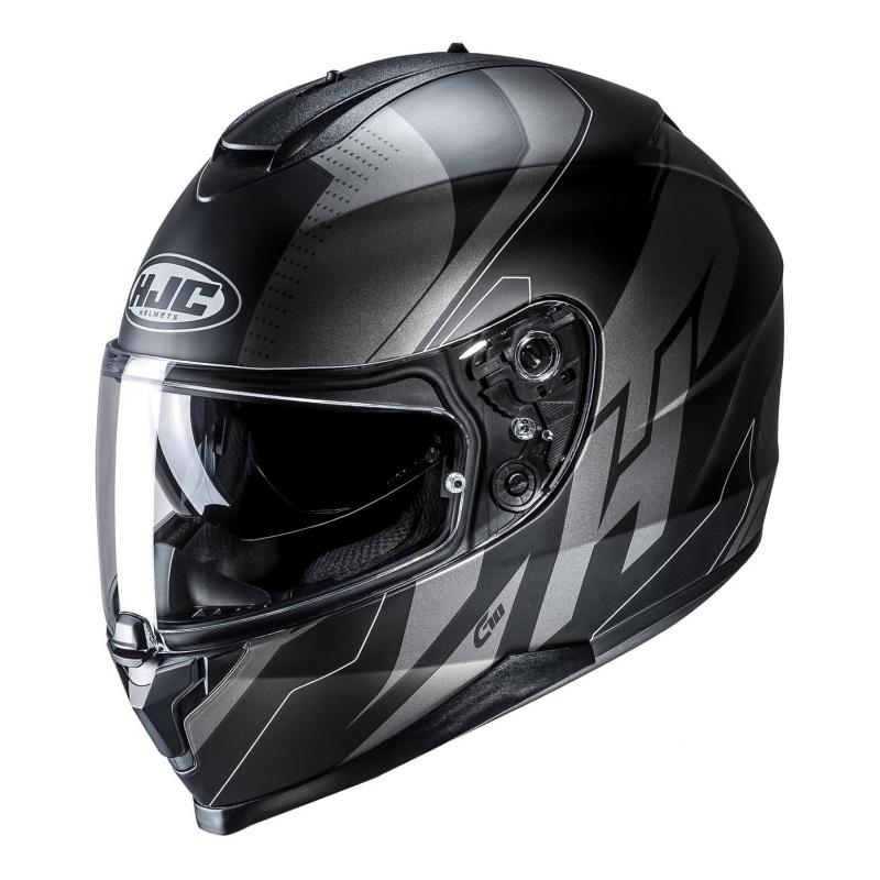 Casque intégral HJC C70 Boltas noir/gris- XS