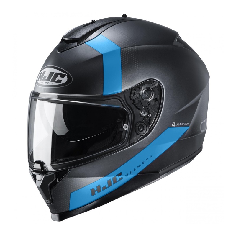 Casque intégral HJC C70 Eura MC2SF bleu/noir- XS
