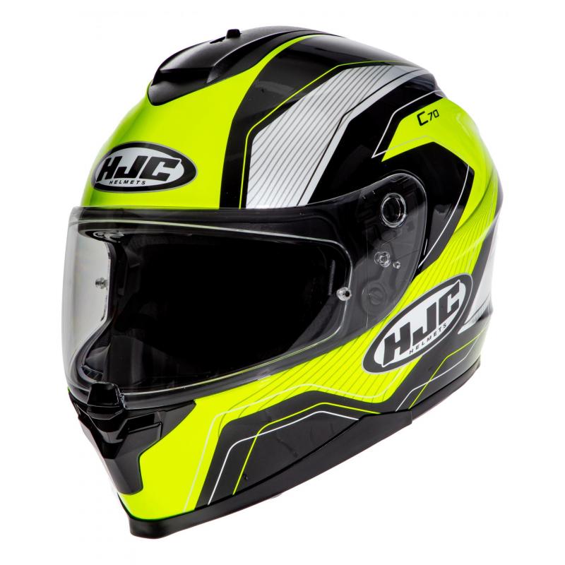 Casque intégral HJC C70 Lianto noir/jaune fluo- XS