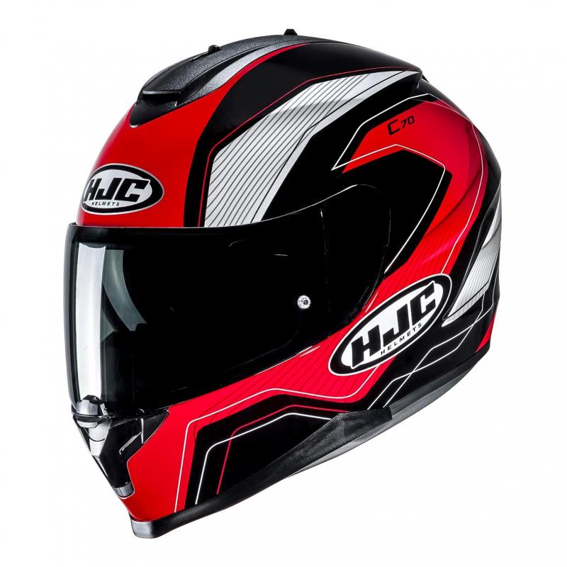 Casque intégral HJC C70 Lianto noir/rouge- XS