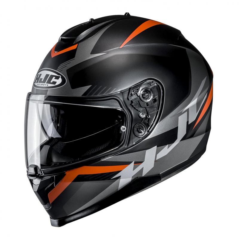 Casque intégral HJC C70 Troky noir/orange