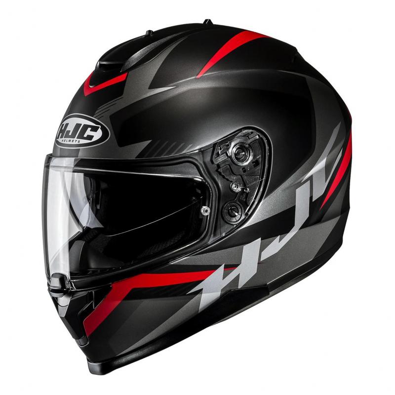 Casque intégral HJC C70 Troky noir/rouge- XS