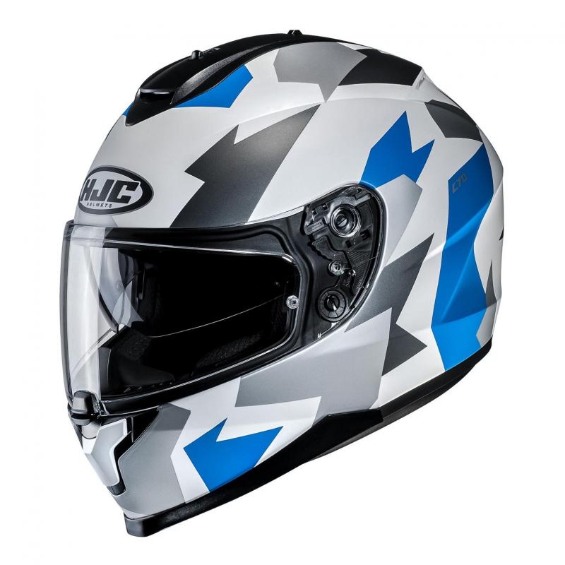 Casque intégral HJC C70 Valon blanc/bleu- XS