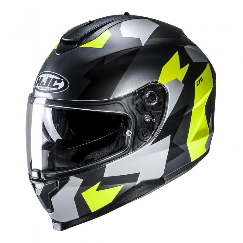 Casque intégral HJC C70 Valon noir/jaune fluo- XS