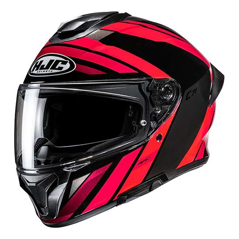 Casque intÃ©gral HJC C71 Faber MC1 /rouge brillant
